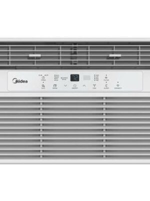 Midea 14,500 BTU Smart Window Air Conditioner, 115V, Remote Control, White, Large Room 700 sq. ft.