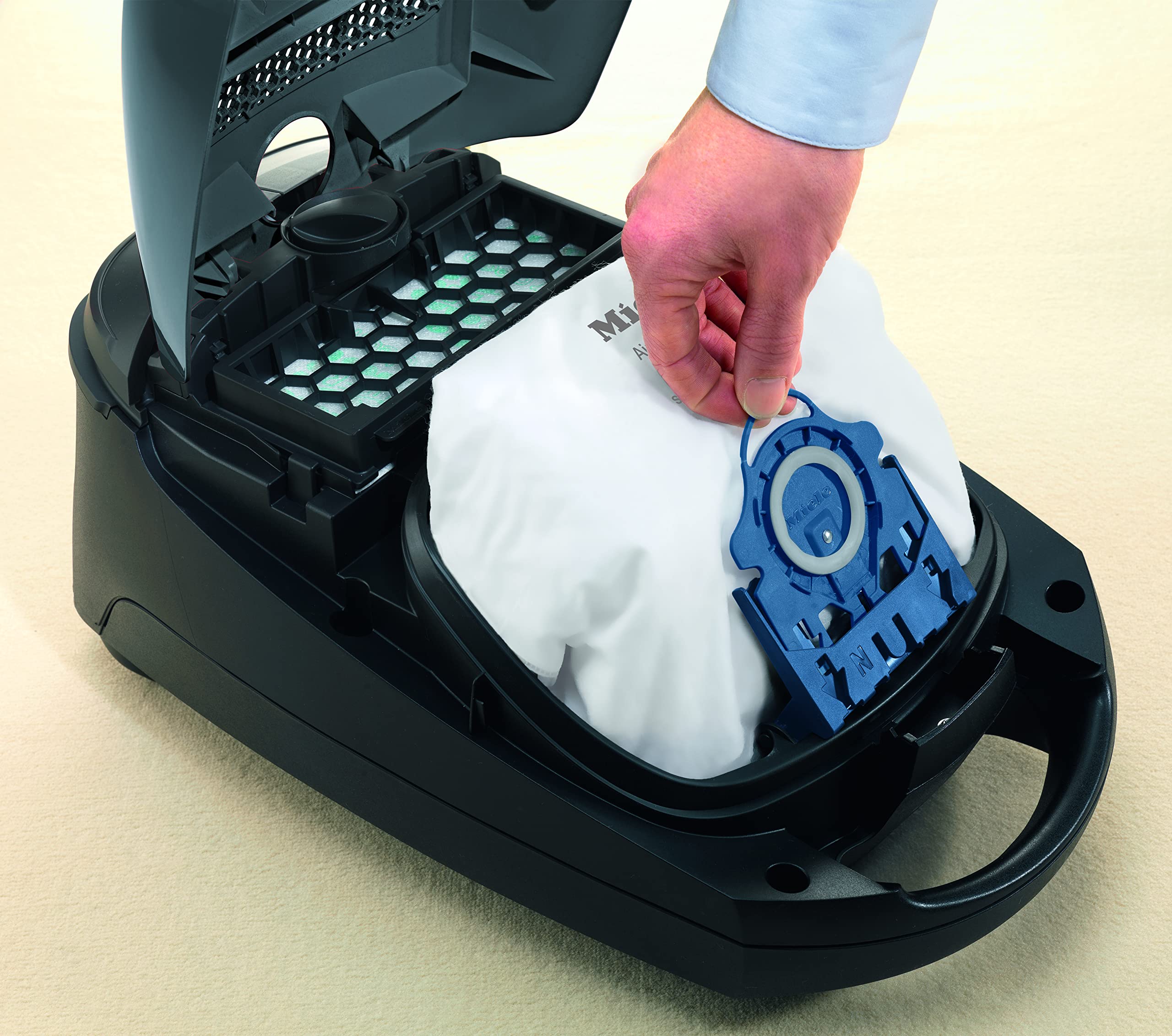 Miele Classic C1 Turbo Team Vacuum Cleaner, German Engineered, Strong Suction, AirClean System, Hard Floors & Carpets