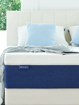 Molblly Queen Gel Memory Foam Mattress 10" - CertiPUR-US Certified, Breathable Design, Mattress in a Box