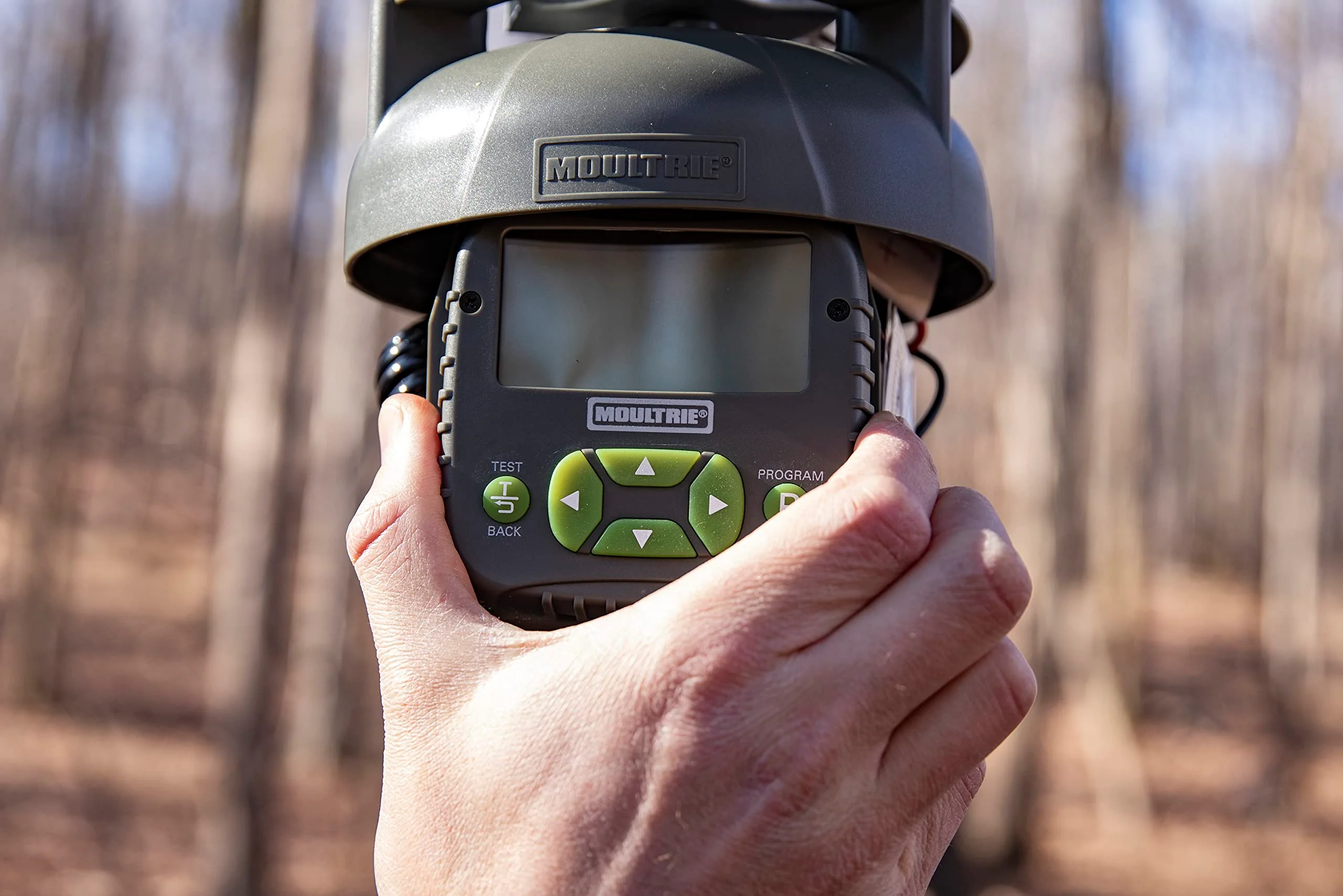 Moultrie 30-Gallon Deer Feeder Tripod with Quick-Lock & Digital Timer