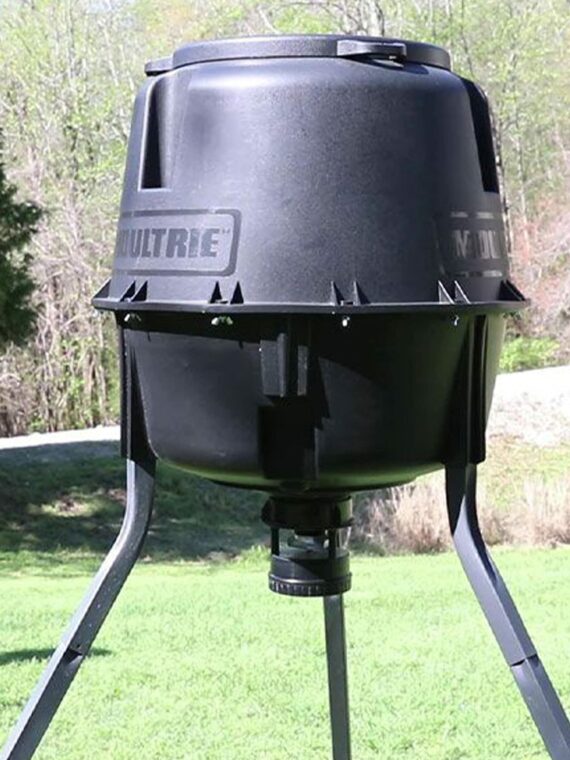 Moultrie 30-Gallon Deer Feeder Tripod with Quick-Lock & Digital Timer