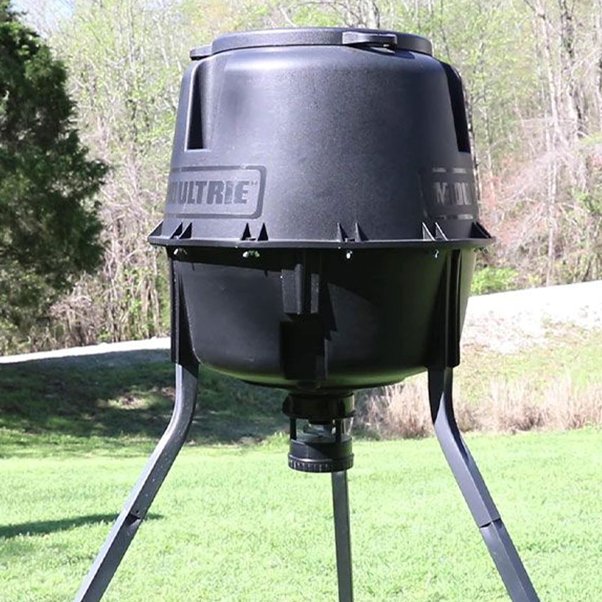 Moultrie 30-Gallon Deer Feeder Tripod with Quick-Lock & Digital Timer
