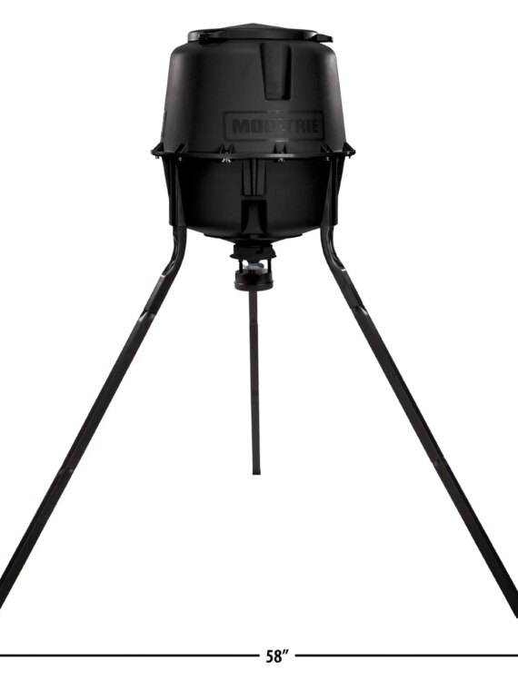 Moultrie 30-Gallon Deer Feeder Tripod with Quick-Lock & Digital Timer