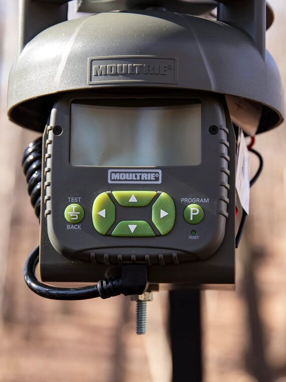 Moultrie 30-Gallon Deer Feeder Tripod with Quick-Lock & Digital Timer