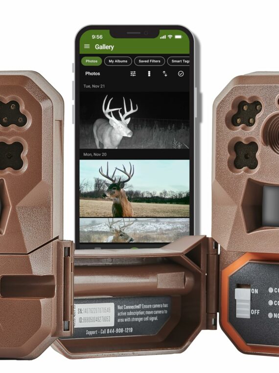 Moultrie Edge Cellular Trail Camera 2 Pack, 33MP Photos, HD Video, Auto Connect, Unlimited Cloud Storage, Enhanced Night Vision