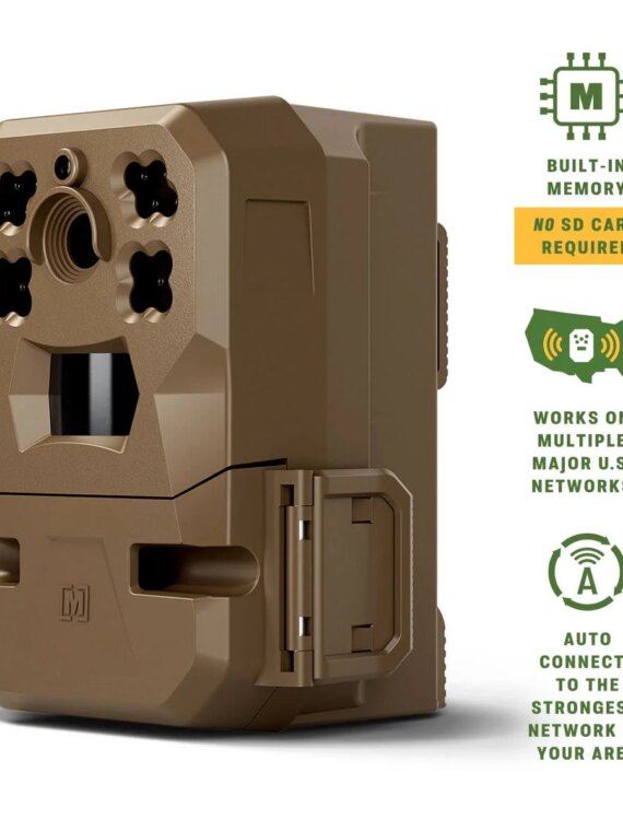 Moultrie Edge Cellular Trail Camera 2 Pack, 33MP Photos, HD Video, Auto Connect, Unlimited Cloud Storage, Enhanced Night Vision