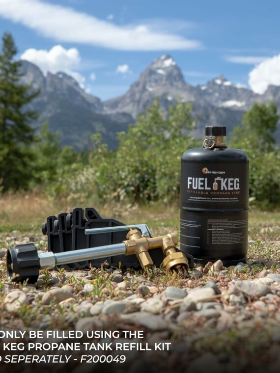 Mr. Heater Refillable 1 lb. Propane Tank, DOT Certified, Portable & Eco-Friendly