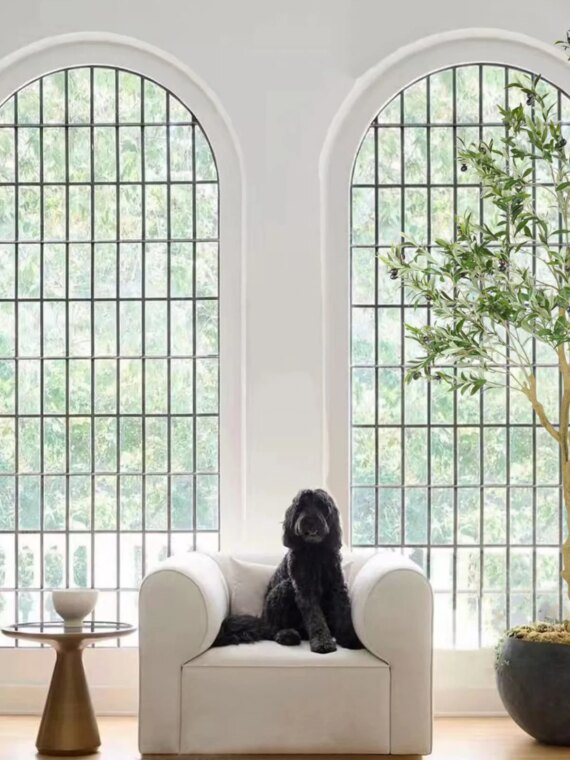 Nafresh 7ft Tall Realistic Faux Olive Tree - Lifelike Artificial Plant for Home Decor