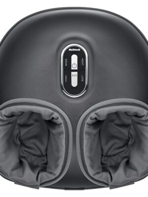 Nekteck Shiatsu Foot Massager with Heat, Adjustable Air Compression, Deep-Kneading Nodes, Removable Cover