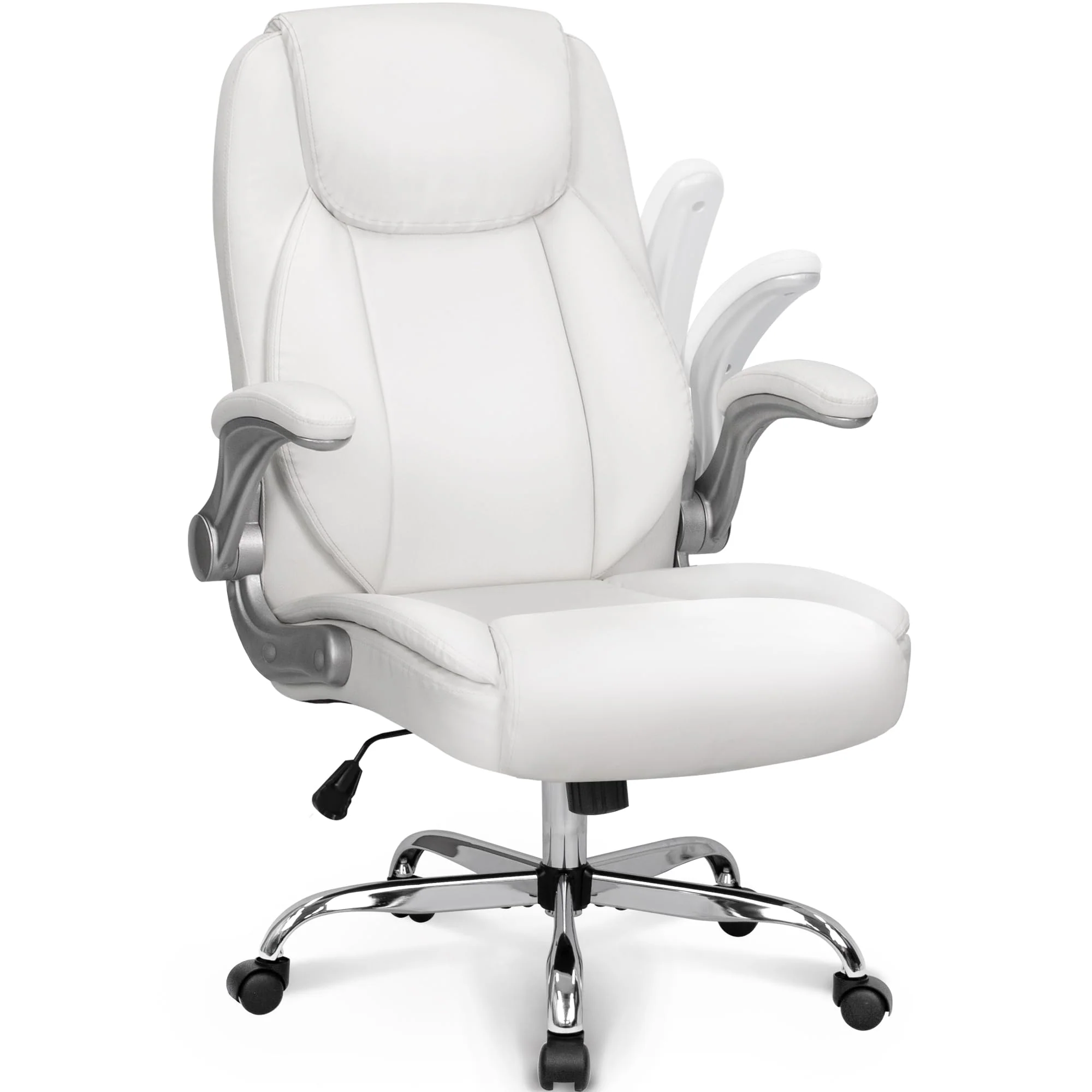 NEO CHAIR Ergonomic Executive Office Chair, PU Leather, Adjustable Armrests, Tilt Lock, 360° Swivel, Sturdy Metal Base