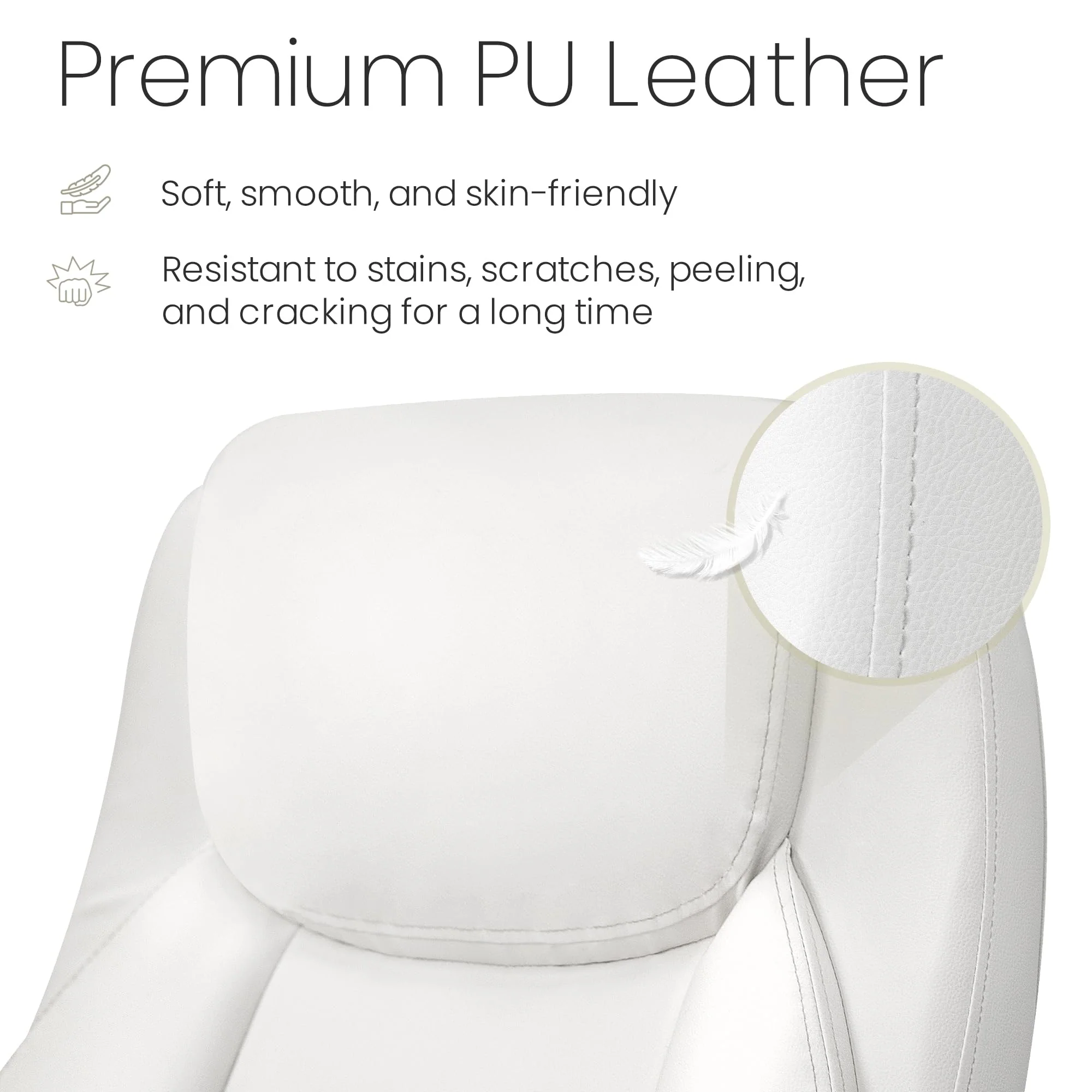 NEO CHAIR Ergonomic Executive Office Chair, PU Leather, Adjustable Armrests, Tilt Lock, 360° Swivel, Sturdy Metal Base