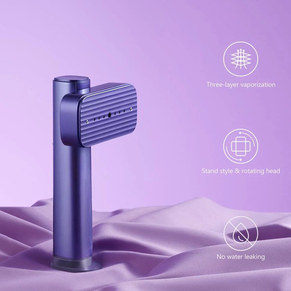 Nesmar G5 2-in-1 Professional Handheld Steamer, 1200W, Compact, 10-Min Steam, Rotating Head, Ideal for Home & Travel