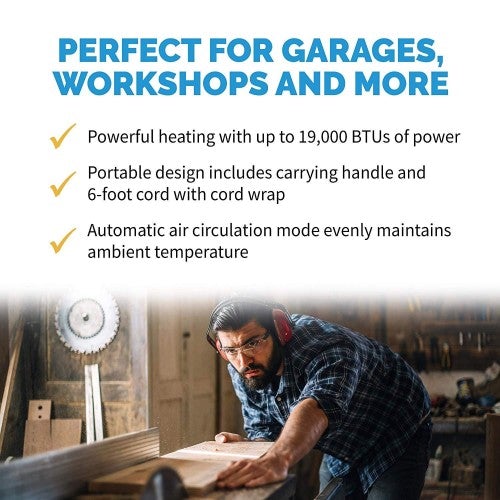 NewAir G56 5600W Garage Heater - Efficient Heating for 560 Sq. Ft.