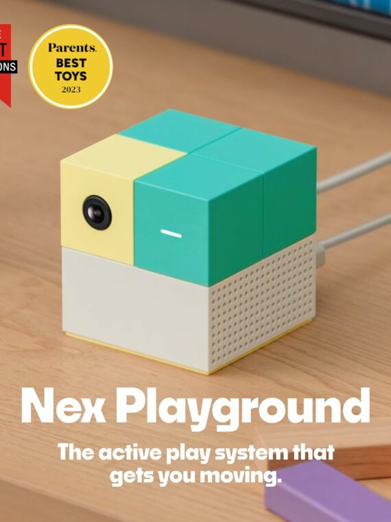 Nex Playground Game System - AI-Powered Motion Tracking Console for Family Fun & Fitness, Includes 4 Games & Play Pass Subscription