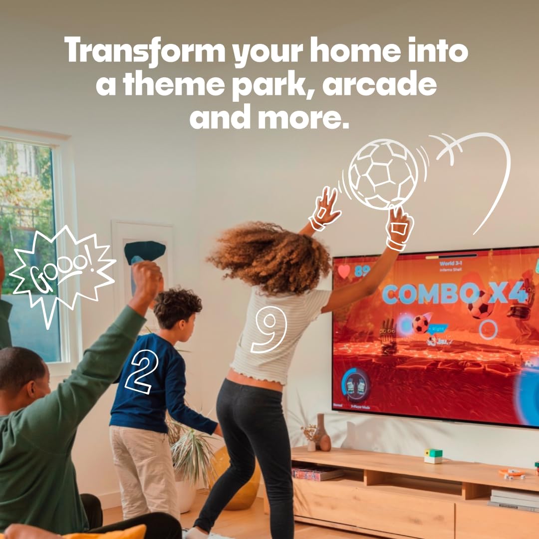 Nex Playground Game System - AI-Powered Motion Tracking Console for Family Fun & Fitness, Includes 4 Games & Play Pass Subscription