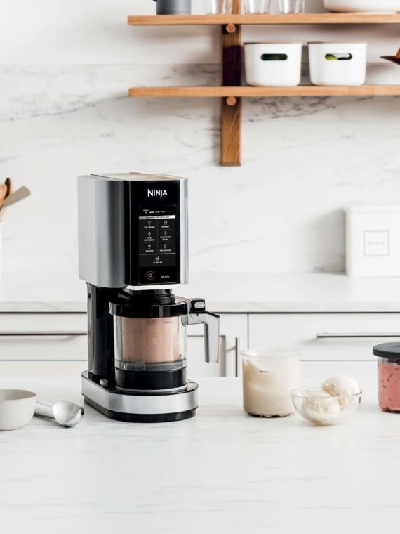 Ninja CREAMi Silver Ice Cream Maker - Creamify Technology for Smooth Frozen Treats