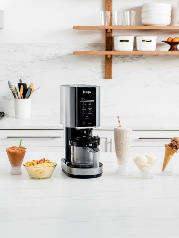 Ninja CREAMi Silver Ice Cream Maker - Creamify Technology for Smooth Frozen Treats