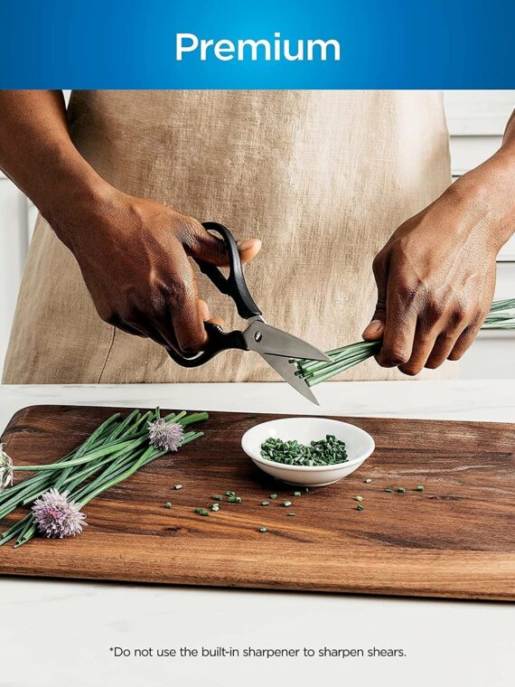 Ninja Foodi NeverDull 17-Piece Knife Block Set with Built-in Sharpener, Stainless Steel/Black