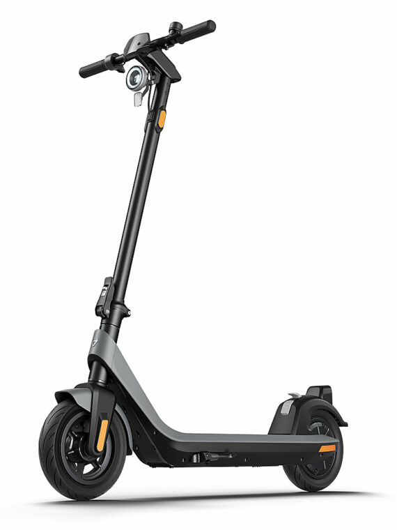 NIU KQi2 Pro Foldable Electric Scooter, 25mi Range, 17.4mph Speed, Grey