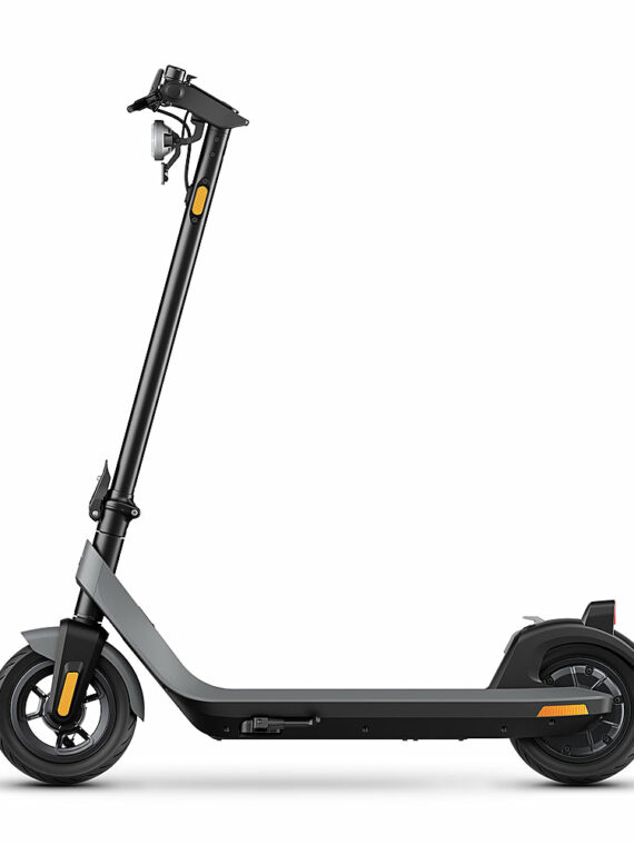 NIU KQi2 Pro Foldable Electric Scooter, 25mi Range, 17.4mph Speed, Grey