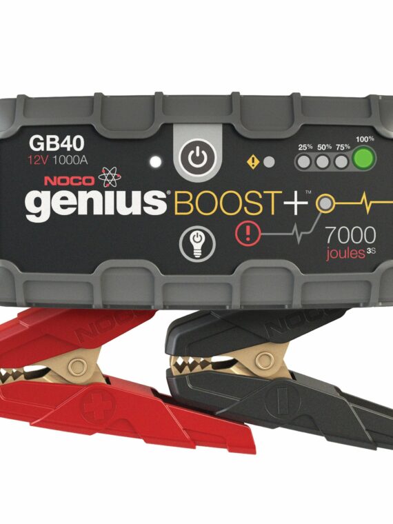 NOCO Boost Plus GB40 1000A 12V Lithium Jump Starter with LED for 6L Gas & 3L Diesel Engines