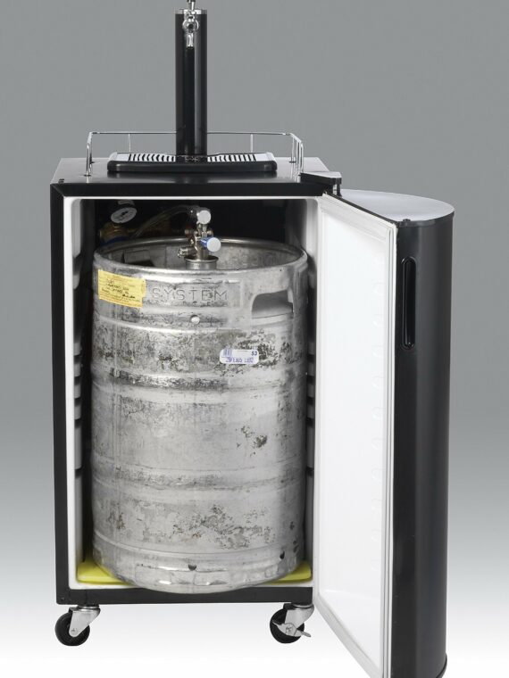 Nostalgia KRS2100 5.1 Cu Ft Kegerator Dispenser with Double Tap & CO2 Tank