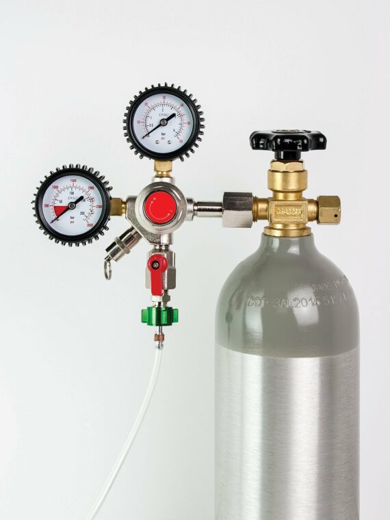 Nostalgia KRS2100 5.1 Cu Ft Kegerator Dispenser with Double Tap & CO2 Tank