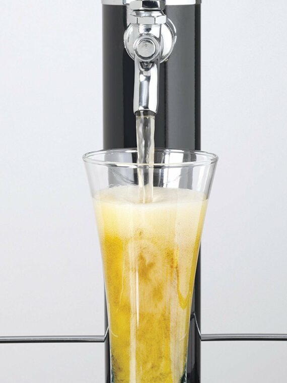 Nostalgia KRS2100 5.1 Cu Ft Kegerator Dispenser with Double Tap & CO2 Tank