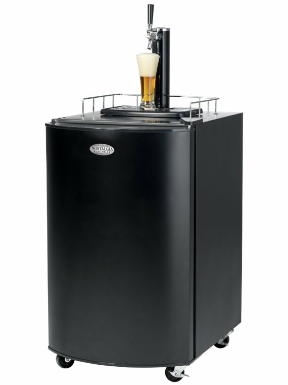 Nostalgia KRS2100 5.1 Cu Ft Kegerator Dispenser with Double Tap & CO2 Tank
