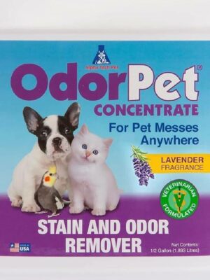 OdorPet Concentrate Stain & Pet Odor Remover 64 oz - Bio-Active Formula for Carpets & Floors by AlphaTech Pet