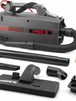 Oreck Commercial XL Pro 5 Canister Vacuum, Lightweight, Portable, Extended Reach, Black, BB900-DGR