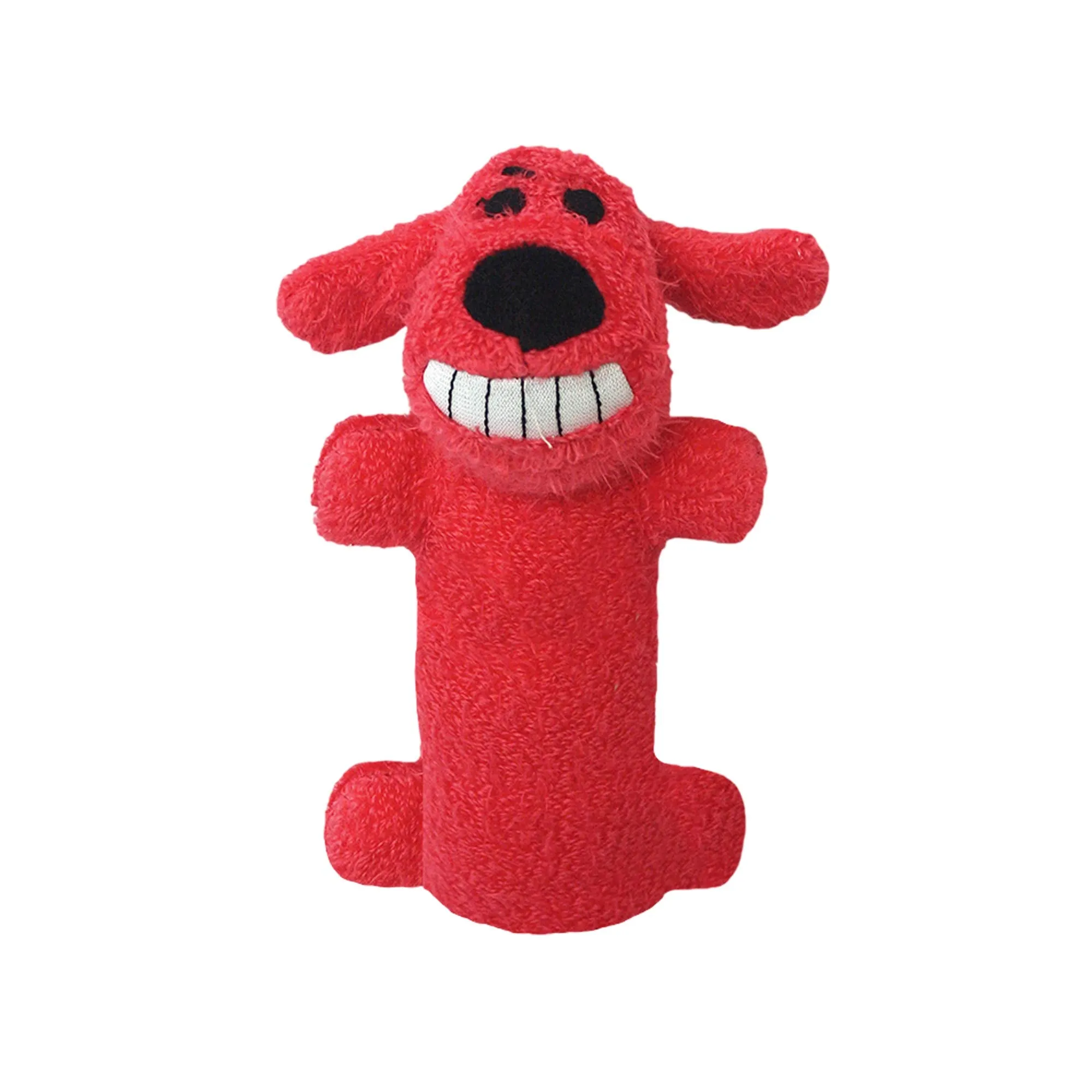 Original International Loofa Dog Mini 6-Inch Plush Toy with Squeaker for Small Dogs