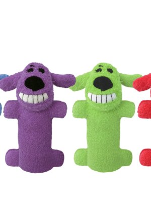 Original International Loofa Dog Mini 6-Inch Plush Toy with Squeaker for Small Dogs