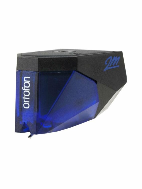 Ortofon 2M Blue MM Phono Cartridge - Modern Moving Magnet, Nude Elliptical Stylus, Danish Design Upgrade