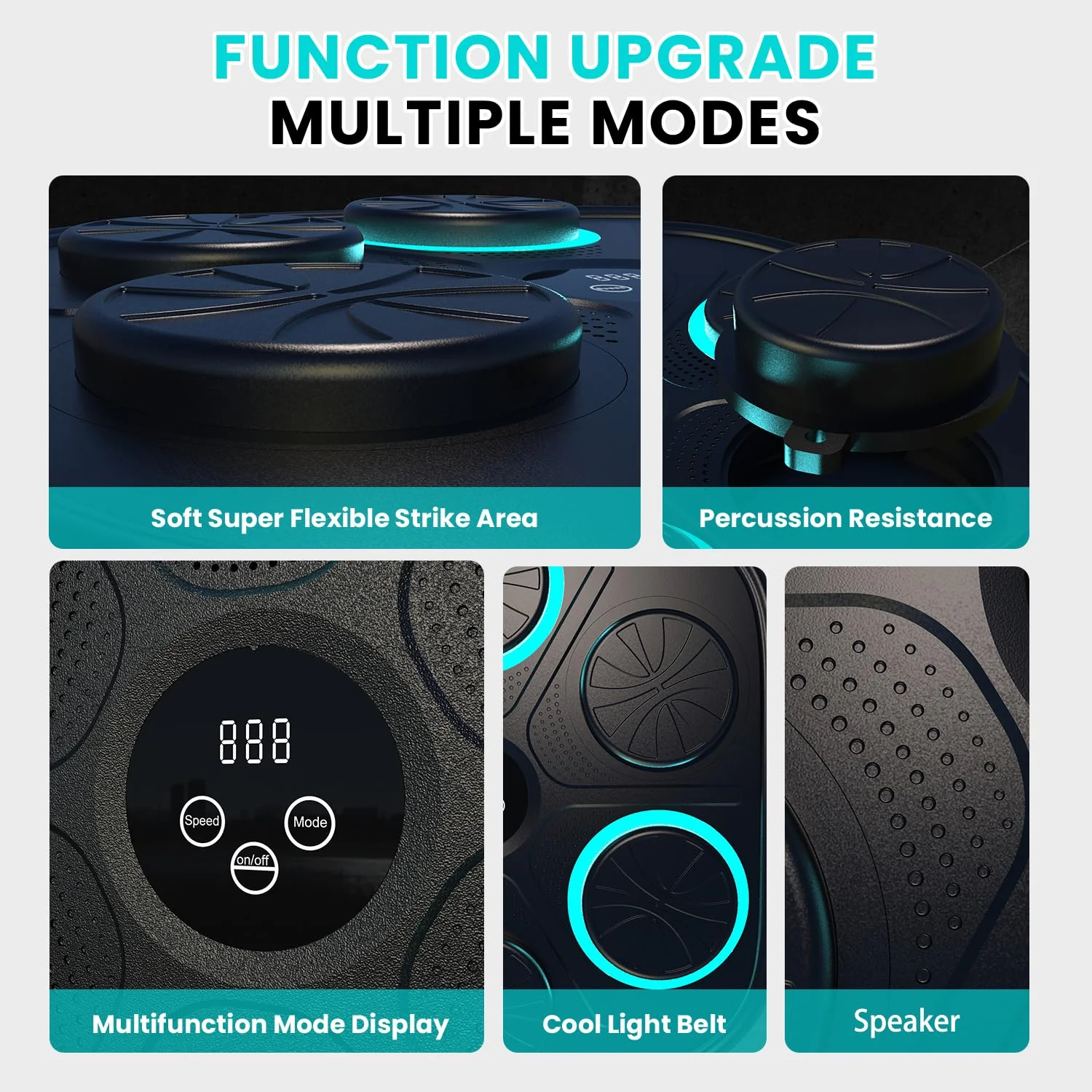 OurStarry Smart Music Boxing Machine with LED Lights & Touch Screen for All Ages