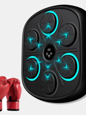 OurStarry Smart Music Boxing Machine with LED Lights & Touch Screen for All Ages