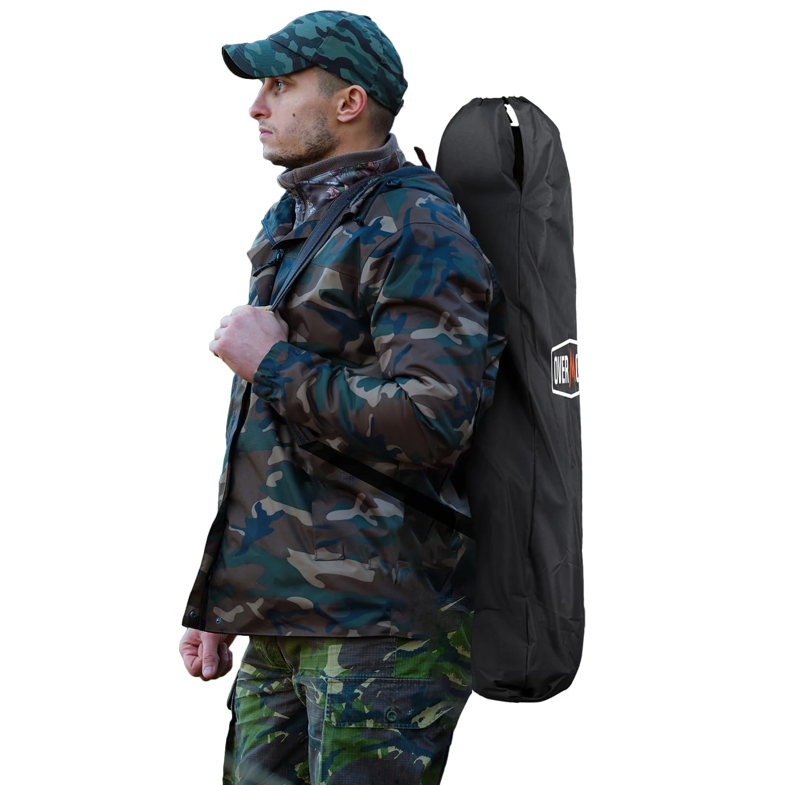 Overmont Oversized Folding Camping Chair 2-Pack, 450 lbs Capacity, Durable Oxford Fabric, Portable with Storage