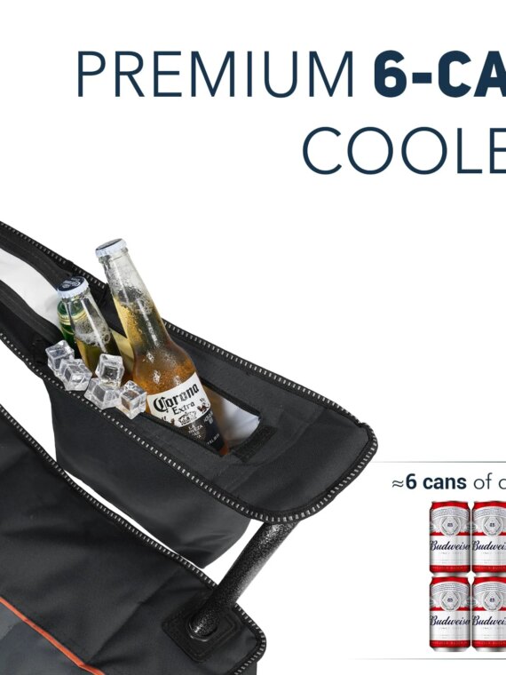 Overmont Oversized Folding Camping Chair 2-Pack, 450 lbs Capacity, with Cooler Bag & Cup Holder, Portable & Durable 600D Fabric