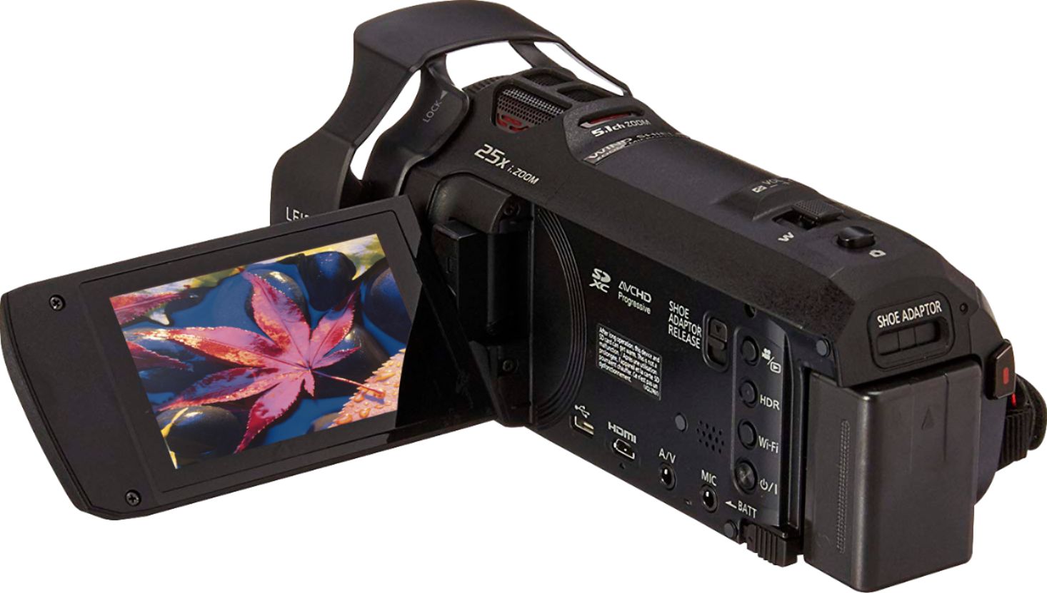 Panasonic HC-VX870K 4K Ultra HD Camcorder, Black - Flash Memory, High-Quality Video Recording