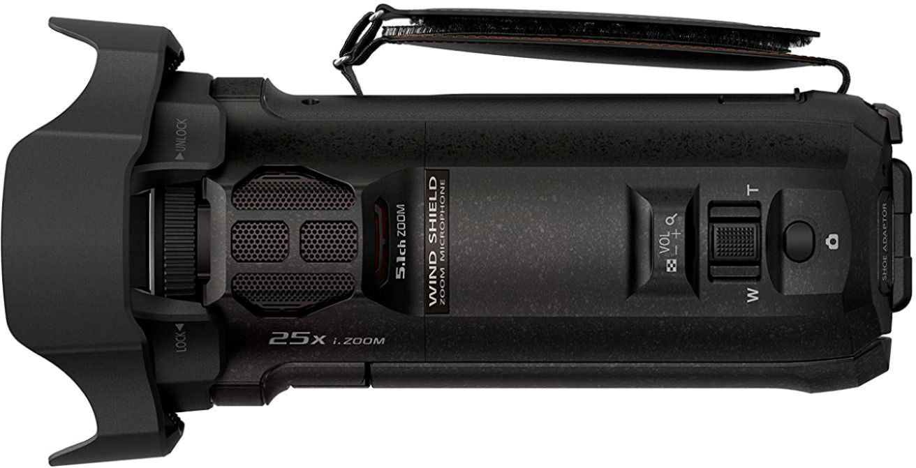 Panasonic HC-VX870K 4K Ultra HD Camcorder, Black - Flash Memory, High-Quality Video Recording