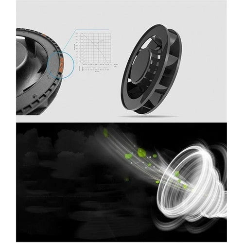 PBQWER Intelligent Car Humidifier & Anion Air Purifier - Black, Aromatherapy & Freshening Filter