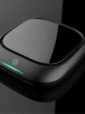 PBQWER Intelligent Car Humidifier & Anion Air Purifier – Black, Aromatherapy & Freshening Filter