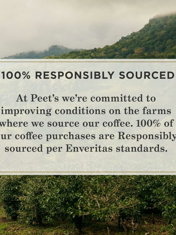 Peet's Major Dickason's Blend Dark Roast Coffee K-Cup Pods, 75 Count, 100% Arabica, Keurig Compatible