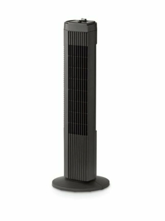 Pelonis 28" Oscillating Tower Fan, 3-Speed, Black, Space-Saving Design, UL Listed