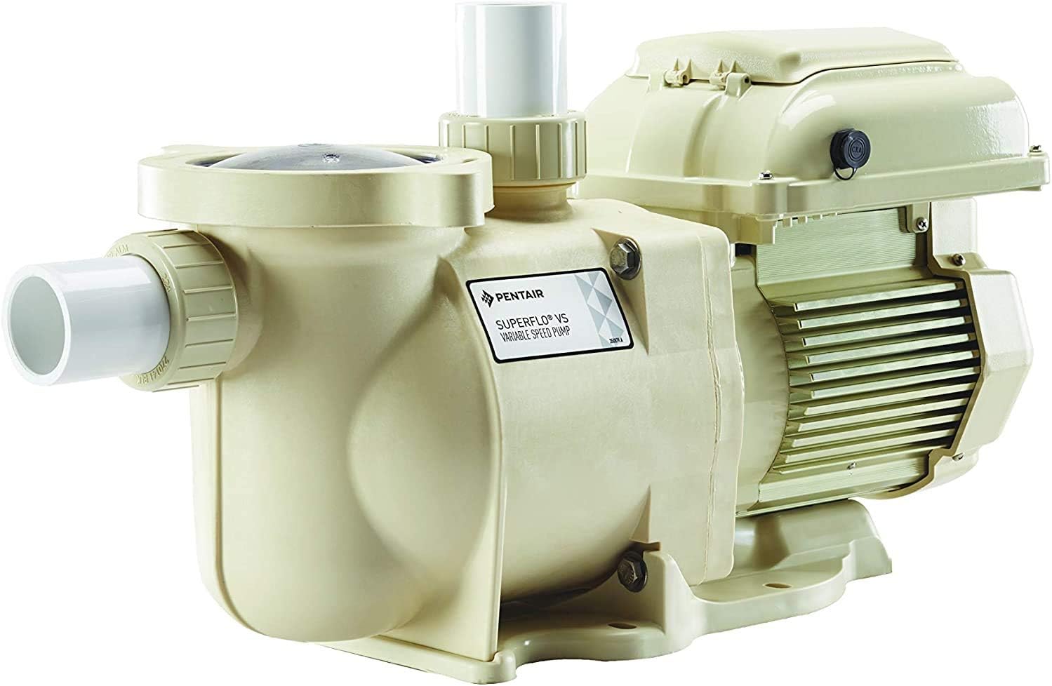 Pentair SuperFlo VS Variable Speed Pool Pump, 1.5 HP, Energy Star Certified, 230V, Tan, Ultra-Quiet, Efficient, Easy Programming