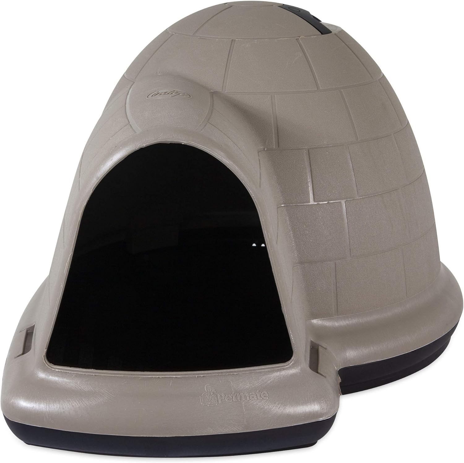 Petmate Indigo Igloo Dog House XL - All-Weather Insulated Shelter, Eco-Friendly, for 90-125 lbs Pets, Made in USA
