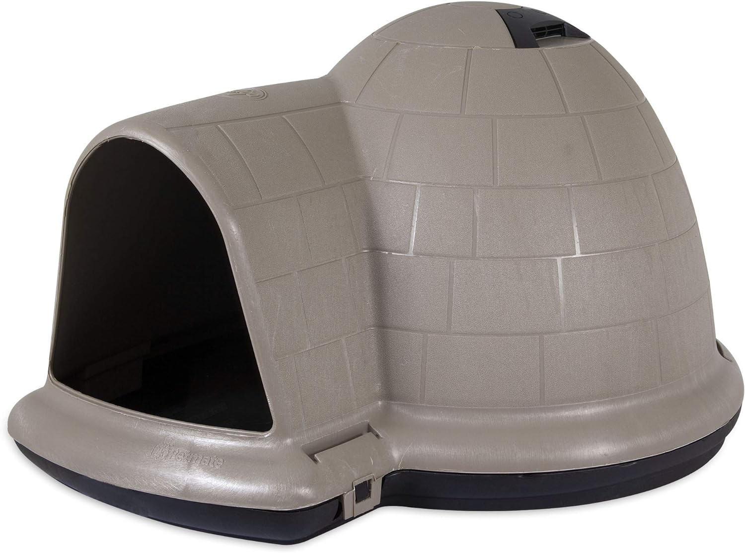 Petmate Indigo Igloo Dog House XL - All-Weather Insulated Shelter, Eco-Friendly, for 90-125 lbs Pets, Made in USA