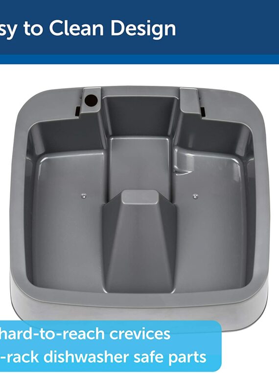 PetSafe Drinkwell Pet Fountain, Adjustable Flow, 1/2-Gallon Capacity, for Cats & Small Dogs