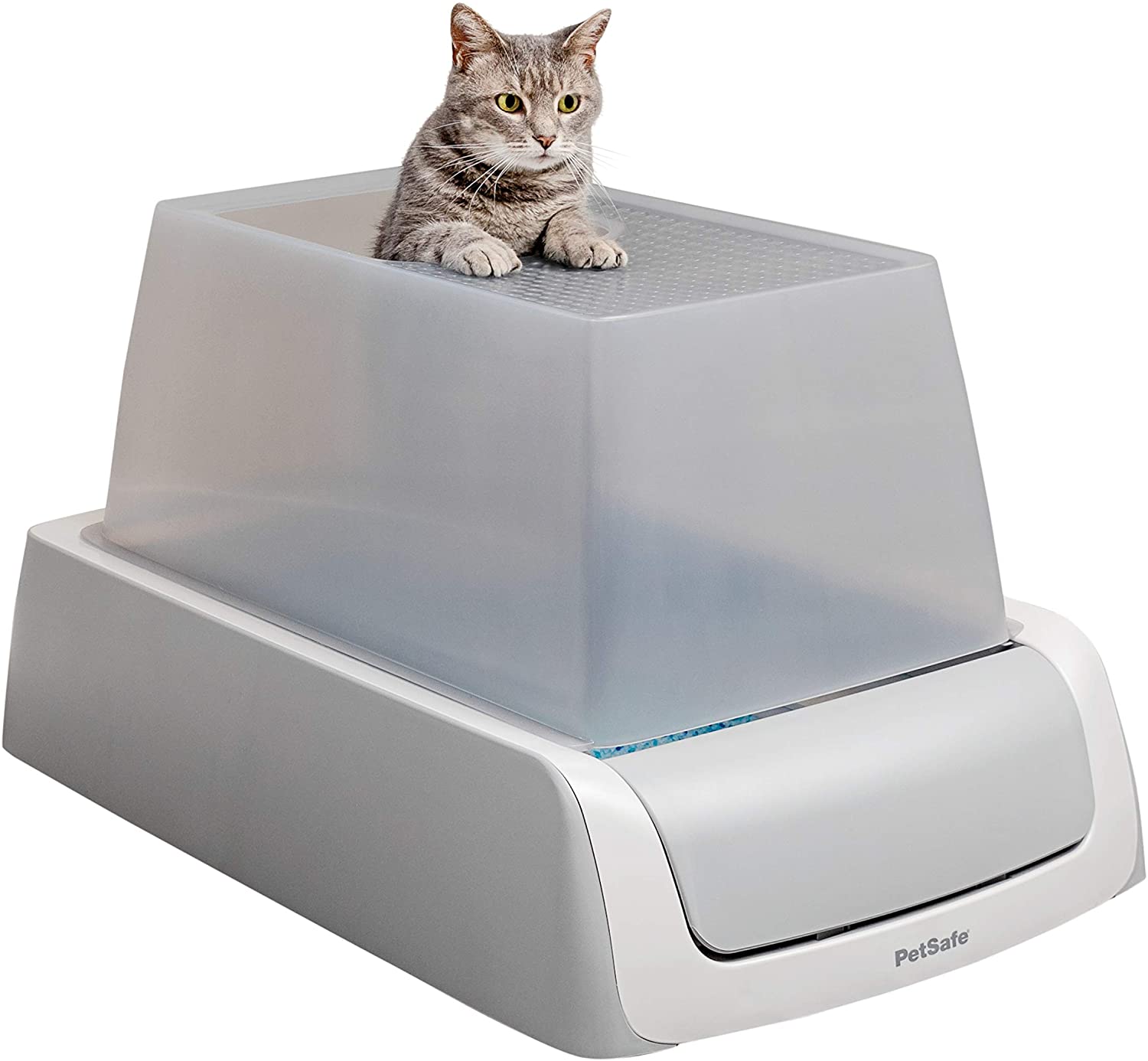 PetSafe ScoopFree Self-Cleaning Cat Litter Box with Health Counter, Automatic & Odor Control, Crystal Litter, App-Enabled