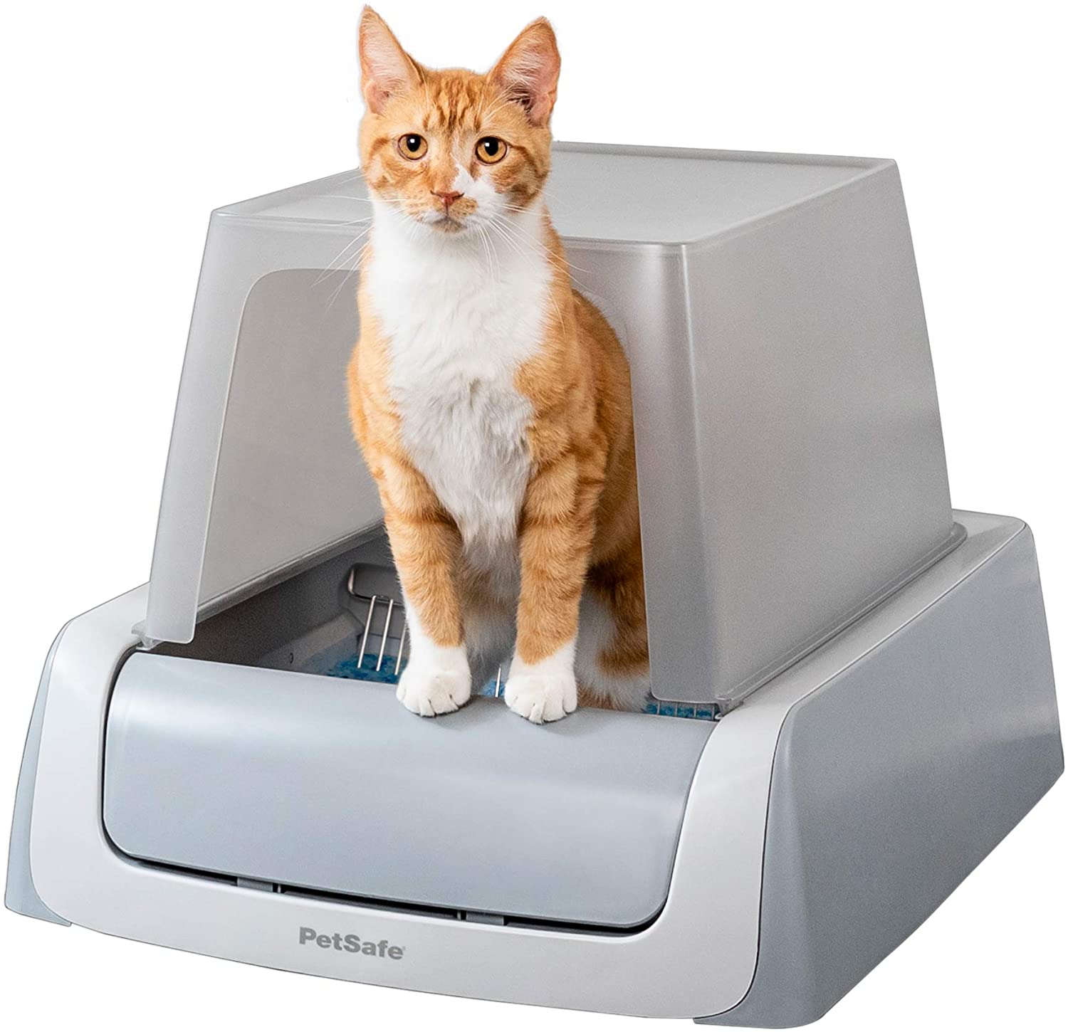 PetSafe ScoopFree Self-Cleaning Cat Litter Box with Health Counter, Automatic & Odor Control, Crystal Litter, App-Enabled